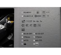 Shimano Altus FC-M311 Altus Square Taper Chainset W/Chainguard 42/32/22T BLACK