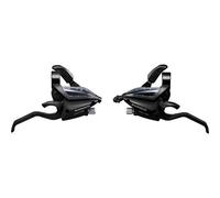 Shimano Altus ST-EF500 EZ fire plus STI set, 2-finger lever, 2 x 8-speed, black