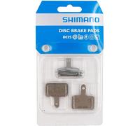 SHIMANO Spares B03S disc brake pads and spring, steel backed, resin, One Size,Black