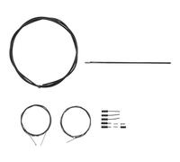 Shimano Road Polymer Coated Shift Cable Kit Silver One Size Black