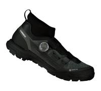 SHIMANO Bicycle Shoes SH-EX700GTX, Unisex Adult Cycling Shoes, Black, 39 EU, Black/White, 7 UK