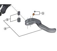 Shimano Xtr M9000 Left Lever Black One Size Black