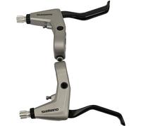Shimano 2-Finger Brake Levers BL-T4000 Alivio Silver for V-Brakes Pair
