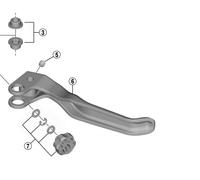 Shimano BL-T8000 lever member and spacer