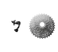 SHIMANO,Black,ERDM3100SGS Alivio Alivio M3100 rear derailleur, 9-speed, Shadow design, SGS long cage