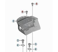 Shimano BM-E8010 M4 bolt key cover