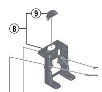 Shimano BM-E8020 rail assembly