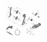 SHIMANO Boot RD-R9250 bicycle component Black Size 55