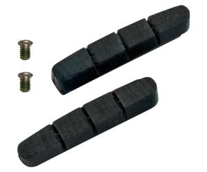 Shimano BR-7700 cartridge-type brake shoes inserts R55C+1 mm and fixing bolts, pair