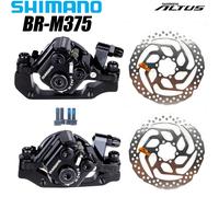 Shimano BR-M375 Mechanical Disc Brake Calipers for Acera Alivio Deore Resin Pads M375 Caliper G3 RT10 RT30 RT26 160mm Rotors BR-M375 With RT10