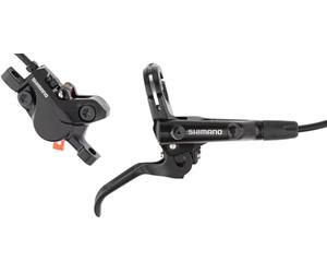 SHIMANO BR-MT500 Disc Brake and BL-MT501 Lever - Rear, Hydraulic, 2-Piston, Post Mount, Black