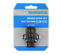 Shimano R55C4 Cartridge Type Brake Shoe Pads Pair (Calliper mount) Dark Gunmetal