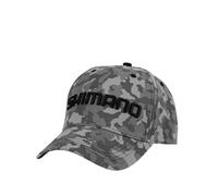 NEW 2026 Shimano Wear Cap Grey Camo One Size Adjustable strap at the back