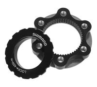 SHIMANO Centerlock to 6-Bolt Rotor Adapter Black, One Size