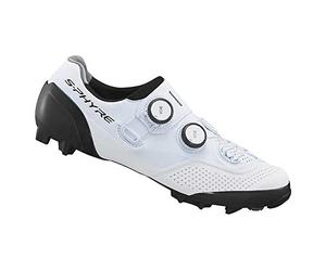 Shimano Clothing S-PHYRE XC9 (XC902) Shoes, White, Size 48