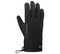 Shimano Clothing Unisex GORE-TEX® GRIP PRIMALOFT® Gloves, Black, Size S