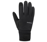 Shimano Clothing Unisex Windbreak Thermal Gloves, Black, Size XL