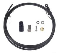 Shimano-Compatible Brake Hose LMFCS for SLX For XT For XTR Mountain Bikes with High Burst Strength and Lightweight Design (B-Black)