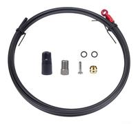 Shimano-Compatible Brake Hose LMFCS for SLX For XT For XTR Mountain Bikes with High Burst Strength and Lightweight Design (B-Red)