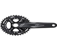 SHIMANO,One Size,169816 Deore FC-M4100 Deore chainset, 10-speed, 51.8 mm Boost chainline, 36/26T, 170 mm, Black
