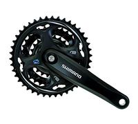 Shimano Crank Chainset M311 48/38/28 BK 175mm, Black