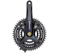 Shimano Crank Chainset M311 48/38/28 BK 175mm, Black