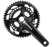 Shimano Grx Fc-rx820 Crankset Silver 172.5 mm / 48/31t 172.5 mm Black