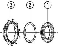 Shimano CS-M750 sprocket 9-speed 11T