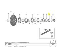 Shimano Cs-r7100 Pinion One Size Silver