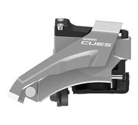 Shimano Cues Top Swing U4000-l Lc Front Derailleur Silver 2 x 9-10s