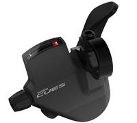 SHIMANO CUES SL-U4000-L Shifter - Left, 2-Speed, Rapidfire Plus Mono, Optical Gear Display, Black