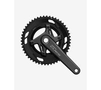 Shimano Cues Fc-u6030-2 9/10s Crankset Silver 175 mm / 50/34t 175 mm Black