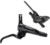 Shimano Deore BL-MT501 bled brake lever and BR-MT520 4 pot Post mount calliper, front right