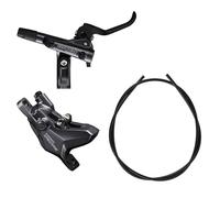 Shimano Deore BR-M6100 Complete Disc Brake 2 pot Post Mount calliper BL-M6100 Lever Front | 1000mm Hose