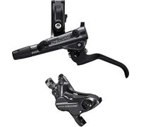 Shimano Deore BR-M6120 Complete Disc Brake 4 pot Post Mount calliper BL-M6100 Lever Rear | 1700mm Hose