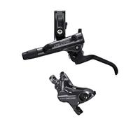Shimano Deore BR-M6120 Complete Disc Brake 4 pot Post Mount calliper BL-M6100 Lever Rear | 1700mm Hose