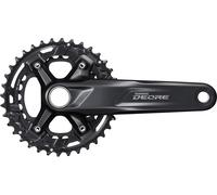 Shimano Deore M4100 Boost Hollowtech Ii Crankset Black 175 mm / 36/26t 175 mm Black