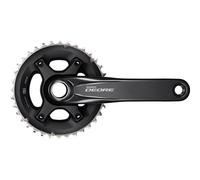 Shimano FC-M6000 Deore 10-speed chainset, 38/28T, 48.8 mm chain line, 175 mm