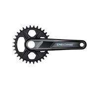Shimano Deore FC-M6100 Deore chainset, 12-speed, 52 mm chainline, 32T, 170 mm, Black