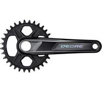 Shimano Deore: FC-M6120 Deore chainset, 12-speed, 55 mm Boost chainline, 32T, 170 mm