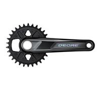 Shimano Deore Crankset FC-M6100 - 12-speed, 55 mm chainline, 165 mm, 32T