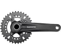 Shimano Deore Mt610 Hollowtech Ii Crankset Black 170 mm / 36/26t