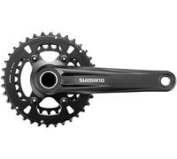 Shimano Deore Mt610 Boost Hollowtech Ii Crankset Black 170 mm / 36/26t