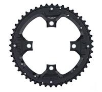 Shimano Deore FC-T6010 10 speed triple outer chainring, 48T, for chain guard, bl