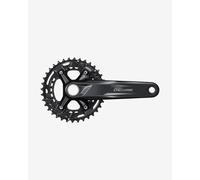 Shimano Deore M4100 Hollowtech Ii Crankset Black 170 mm / 36/26t