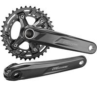 Shimano Deore M4100 Hollowtech Ii Crankset Black 170 mm / 36/26t