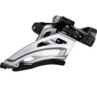 Shimano Deore M6000-H triple front derailleur, high clamp side swing, front pull