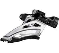 Shimano Deore M6000-M triple front derailleur, mid clamp, side swing, front pull
