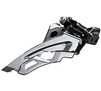 Shimano Deore M6000-M triple front derailleur, mid clamp, side swing, front pull