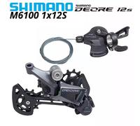 SHIMANO DEORE M6100 12s Groupset SL M6100 SHIFT LEVER RD M6100 SGS REAR DERAILLEUR 12 Speed 12V SHIFTER SWTICH Basic M7100 M8100 With windows Group